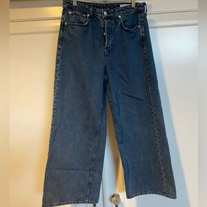 Rag and Bone Maya high waist wide leg 28